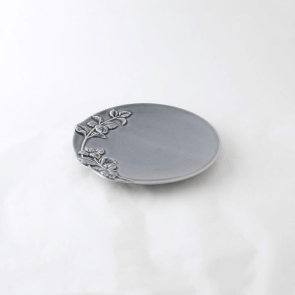 studio m' mint plate, dark gray