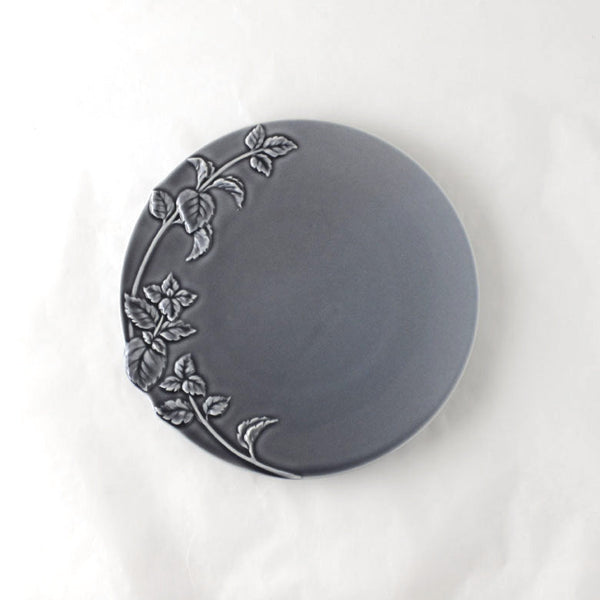 studio m' mint plate large, dark gray