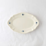 studio m' early bird oval large plate early bird collection