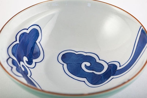 Shobido Kisen Kiln Cacomi Hot Pot Bowl  お鍋の取り皿 Cacomi -かこみ -【雲】