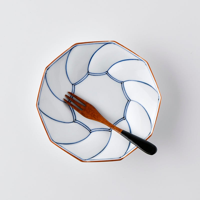 Korin Kiln Twisted Line Plate 5" - Thumbnail 4