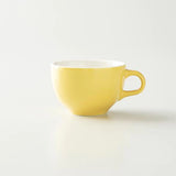 Origami Latte Cup and Saucer Yellow 10oz