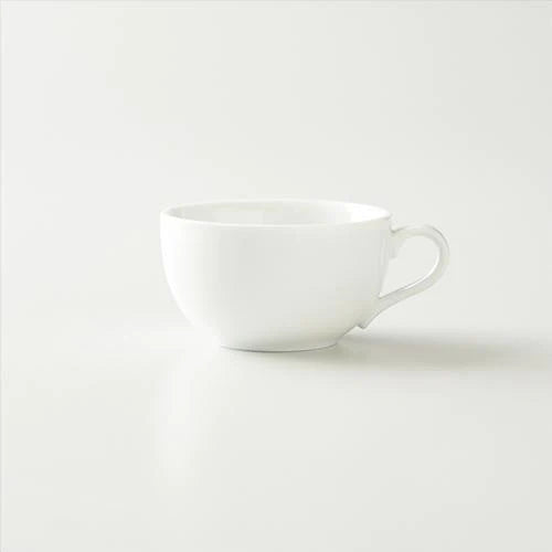 Origami Latte Cup and Saucer White 8oz