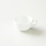 Origami Latte Cup and Saucer White 8oz