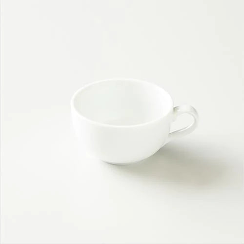 Origami Latte Cup and Saucer White 8oz