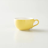 Origami Latte Cup and Saucer Yellow 8oz