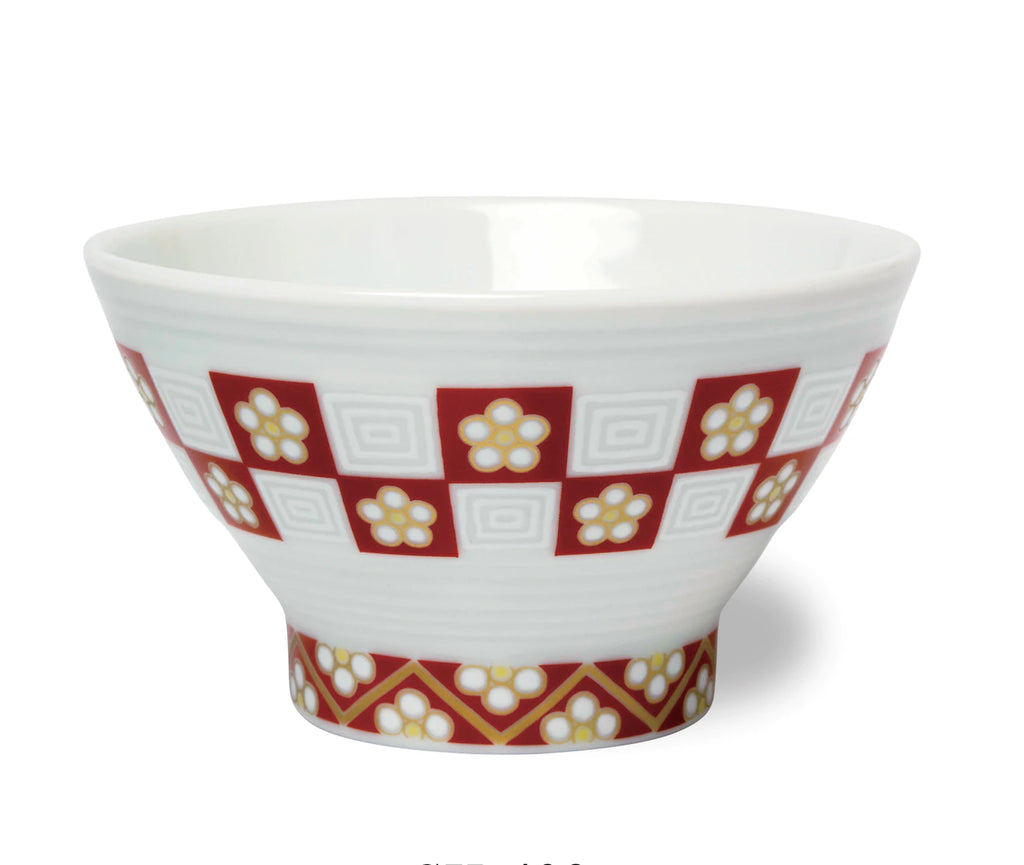 Kutani Ware Seikou Kiln Rice Bowl