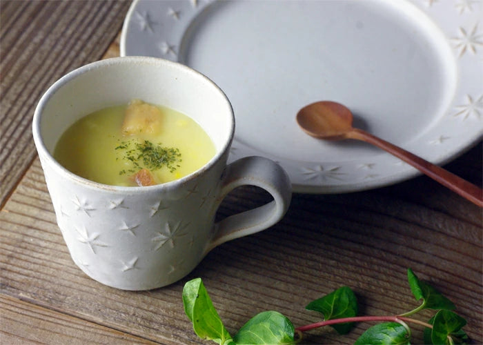 Wakasama Pottery Star Pattern Matte Texture Mug - Thumbnail 2